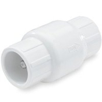 NDS 1011-10 Check Valve, 1 in, Slip Joint, 200 psi Pressure, PVC Body