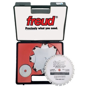 Freud SD508 Dado Blade Set, 5/8 in Arbor, 24-Teeth