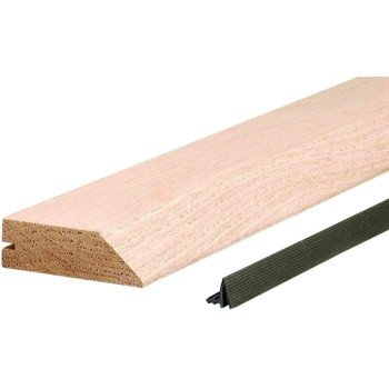 M-D 13748 Bumper Threshold, 36 in L, 3-1/2 in W, Hardwood