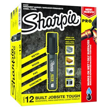 Sharpie Pro Series 2018326 Permanent Marker, Black