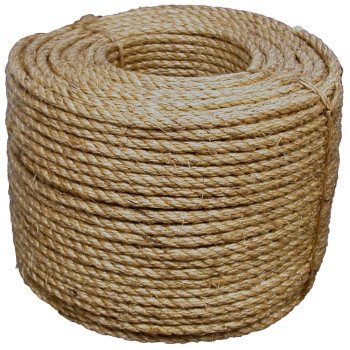 T.W. Evans Cordage 30-094 Rope, 1 in Dia, 300 ft L, Manila, Natural