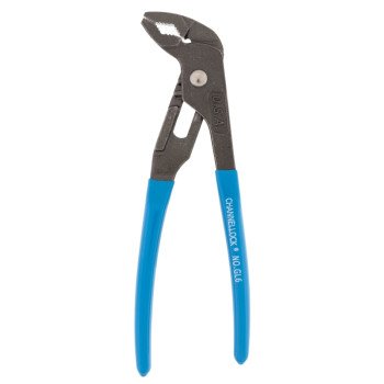 Channellock GRIPLOCK Series GL6 Tongue and Groove Plier, 6-1/2 in OAL, 1.06 in Jaw Opening, Blue Handle, 1 in L Jaw