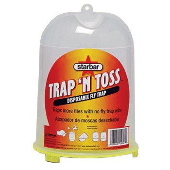 Starbar Trap 'N Toss 100520149 Disposable Fly Trap, Granular, Fish