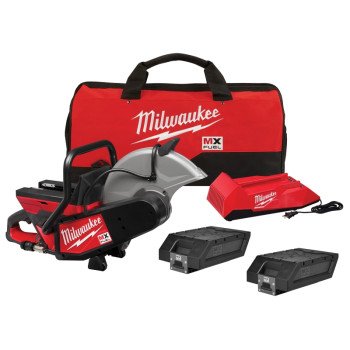 Milwaukee MX FUEL Series MXF315-2XC Cut-Off Saw Kit, Battery Included, 14 in Dia Blade, 5370 rpm Speed