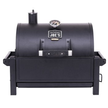 Oklahoma Joe's 19402088 Rambler Tabletop Charcoal Grill, 218 sq-in Primary Cooking Surface, Black, Steel Body