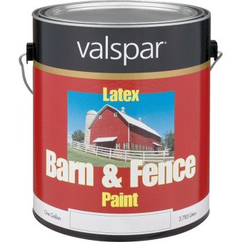 Valspar 018.3121-10.007 Barn and Fence Paint, Red, 1 gal