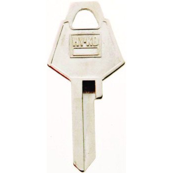 Hy-Ko 11010XL7 Key Blank, Brass, Nickel, For: XL Cabinet, House Locks and Padlocks