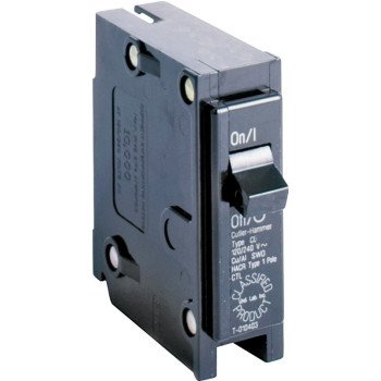 Cutler-Hammer CL120 Circuit Breaker, Type CL, 20 A, 1 -Pole, 120/240 V, Plug Mounting