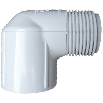 IPEX 35552 Street Pipe Elbow, 1/2 in, MPT, PVC, SCH 40 Schedule