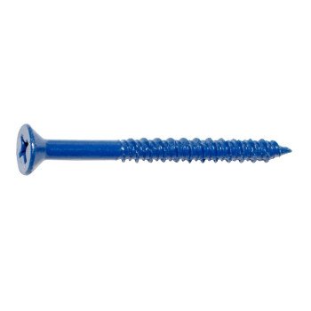 Midwest Fastener 09282 Masonry Screw, 1/4 in Dia, 2-3/4 in L, Steel, 100/PK