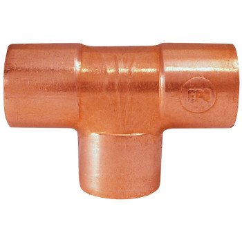 Elkhart Products 111 Series 32668 Pipe Tee, 3/8 in, Sweat, Copper