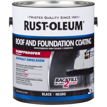 RUST-OLEUM 310 Series 302225 Roof and Foundation Coating, 1 gal, Liquid