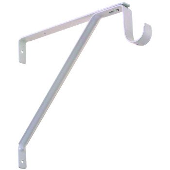 National Hardware N234-971 Shelf and Rod Bracket, 75 lb, Steel