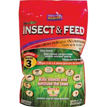 DuraTurf 60434 Insect and Feed, 50 lb, Granular, 12-0-10 N-P-K Ratio