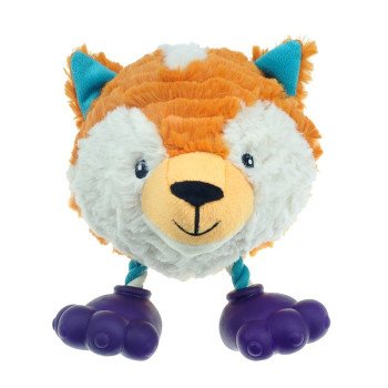 Pet Park Blvd US2263 12 Dog Toy, Plush, Footies Fox