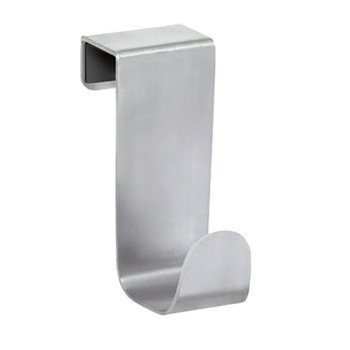 iDESIGN Forma 29420 Towel Hook, 1 in OAW, 8 in OAL, Stainless Steel