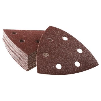 Bosch SDTR082C Triangle Sanding Sheet, 80 Grit, Coarse, Aluminum Oxide Abrasive