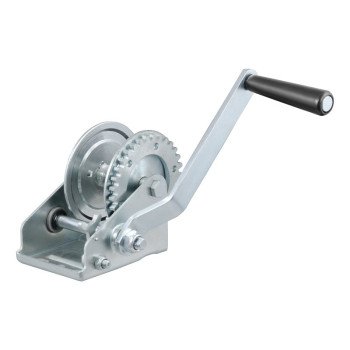 Curt 29423 Hand Crank Winch, Electric, 900 lb, Steel