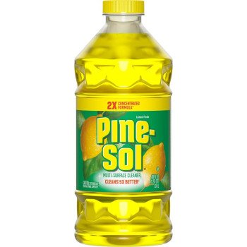 Pine-Sol 10041294601655 Multi-Surface Cleaner and Disinfectant, 40 oz, Bottle, Liquid, Lemon Fresh