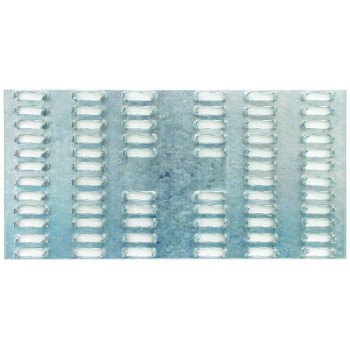 Simpson Strong-Tie MP Series MP14 Mending Plate, 4 in L, 1 in W, 20 ga, Steel, Galvanized