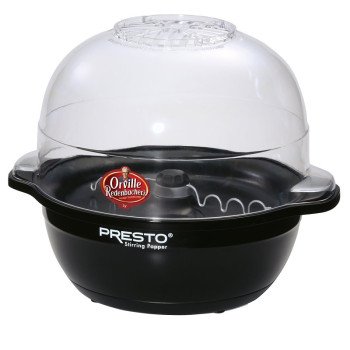 Presto Orville Redenbacher's Series 05204 Popcorn Popper, 6 qt Kernel, 900 W