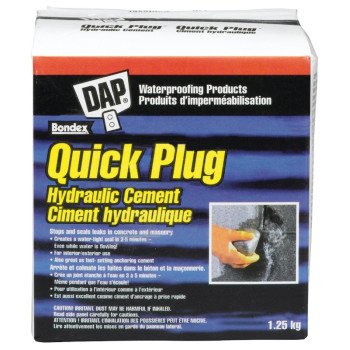 DAP 10060 Hydraulic and Anchoring Cement, Gray, Powder, 1.25 kg Box