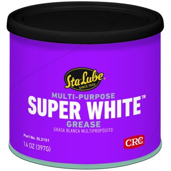 Sta-Lube SUPER WHITE SL3151 Lithium Grease, 14 oz Can, White