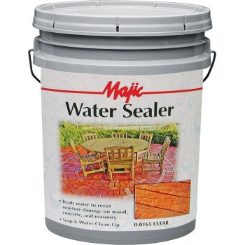 Majic Paints 8-0165-5 Water Sealer, Clear, 5 gal, Can