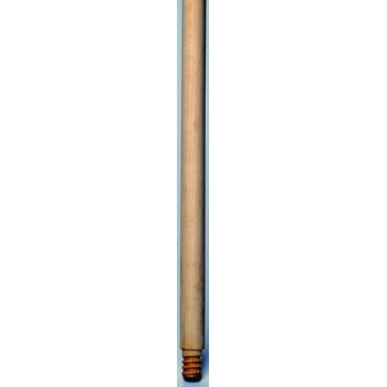 SUPREME ENTERPRISE LA170S Broom Handle, 15/16 in Dia, 60 in L, Threaded, Wood