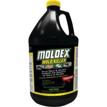 Moldex 5520 Mold and Mildew Killer, 1 gal, Liquid, Floral, Clear