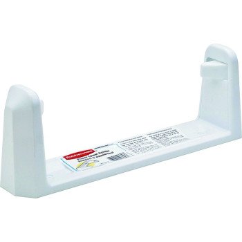 Rubbermaid 2364RDWHT Paper Towel Holder, 14 in OAW, Plastic, White