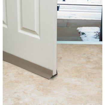 Frost King UDB77 Door Sweep, 36 in L, 1-3/4 in W, PVC Insert