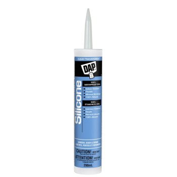 DAP 73473 Sealant, Clear, 24 hr Curing, -35 to 140 deg F, 300 mL Cartridge