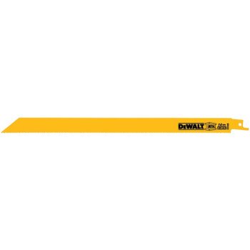 DEWALT DW4838 Reciprocating Saw Blade, 3/4 in W, 12 in L, 14 TPI