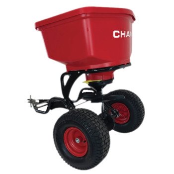 Chapin 8620B Tow Behind Spreader, 150 lb Hopper, Steel Frame, Polyester Hopper, Pneumatic Wheel