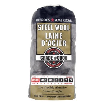 Homax 10121152 Steel Wool, #0000 Grit, Super Fine, Gray