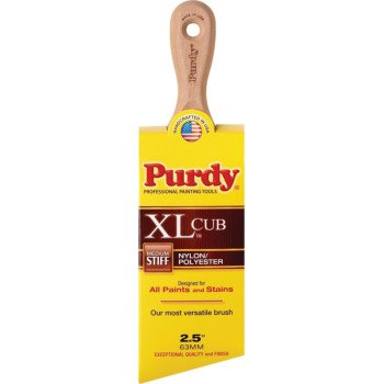 Purdy XL Cub 144153325 Trim Brush, Nylon/Polyester Bristle, Short Handle