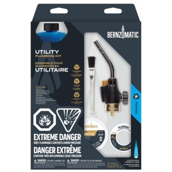 BernzOmatic WPK2301 CAN Basic Plumbing Torch Kit, Steel