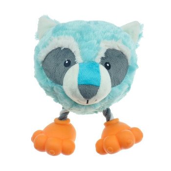 Pet Park Blvd US2263 13 Dog Toy, Footies Toy, Raccoon