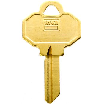 Hy-Ko 11010BW5 Key Blank, Brass, Nickel, For: Baldwin Cabinet, House Locks and Padlocks