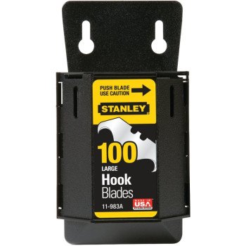 STANLEY 11-983A Hook Blade, 1-7/8 in L, Steel, 2-Point