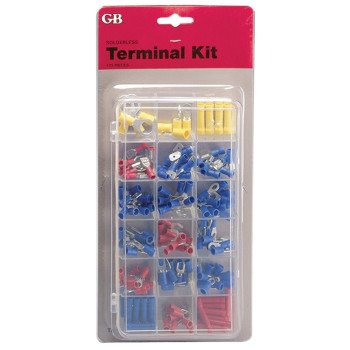 Gardner Bender TK-175 Wire Connector/Terminal Kit, Solderless, Assorted, For: 22 to 10 AWG Wire, 175 -Piece