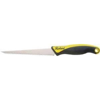 Richard 18828 Jab Saw, 6 in L Blade, Steel Blade, Ergonomic Handle, Rubber Handle