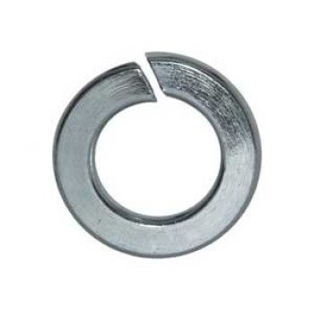 Reliable SLWZ14VP Spring Lock Washer, Regular Helical, 17/64 in ID, 31/64 in OD, 1/16 in Thick, Steel, Zinc, 100 BX