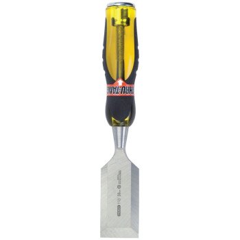 STANLEY 16-980 Chisel, 1-1/2 in Tip, 9 in OAL, Carbon Steel Blade, Ergonomic Handle