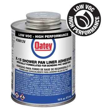 Oatey 308122V Bonding Adhesive, 16 oz Can, Liquid, Green