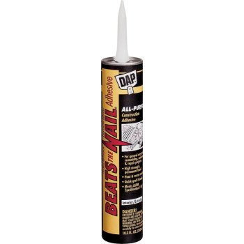 DAP 25082 Construction Adhesive, Gray, 10.3 oz Tube