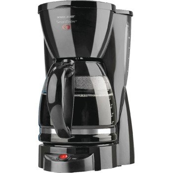 Black+Decker CM0940BD Coffee Maker, 12 Cup Capacity, 975 W, Glass, Black, Switch Control