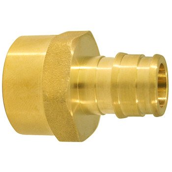 Apollo EPXFA1212 Pipe Adapter, 1/2 in, PEX-A Barb x FPT, Brass, 200 psi Pressure