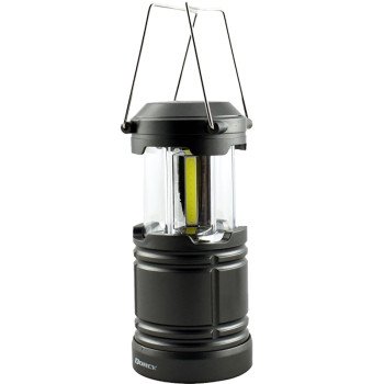 Dorcy 41-6527 Pop-Up COB Lantern, AA Battery, LED Lamp, 500 Lumens Lumens, Black/Gray